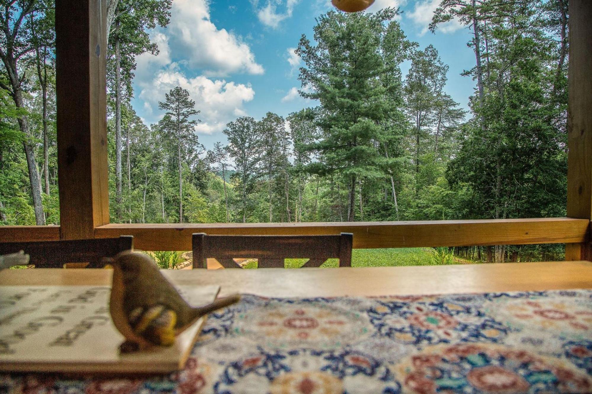 Adore The Smores Rustic Mountain Charm Outdoor Spaces And A Cozy Hot Tub Blue Ridge Exteriér fotografie